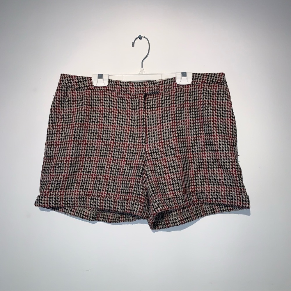 H&M Women's Plaid Shorts - Red and Black